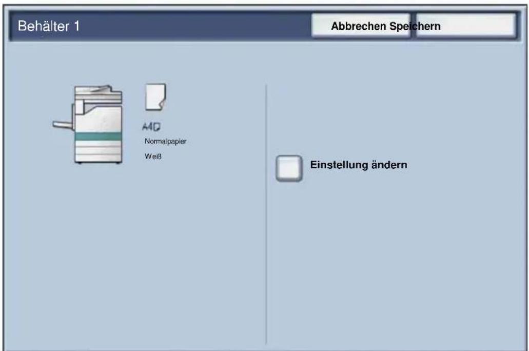 XEROX WorkCentre 7335 RPB - Behältereinstellung - 1