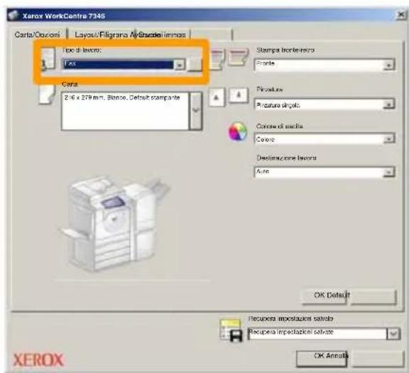 XEROX WorkCentre 7335 RPB - Transmission di LAN fax semplice - 1