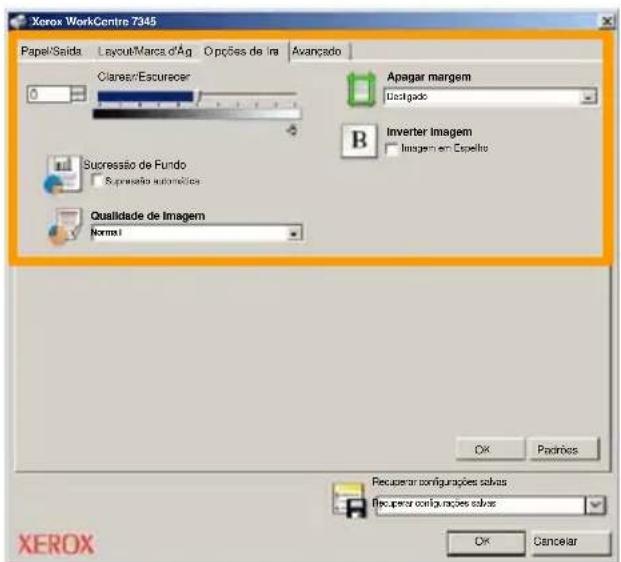 XEROX WorkCentre 7346V RLX - Configure as Opções de Fax - 1