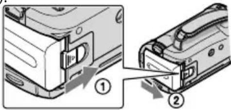 SONY Handycam HDRCX100B - So lahmen Sie den Akku ab - 1