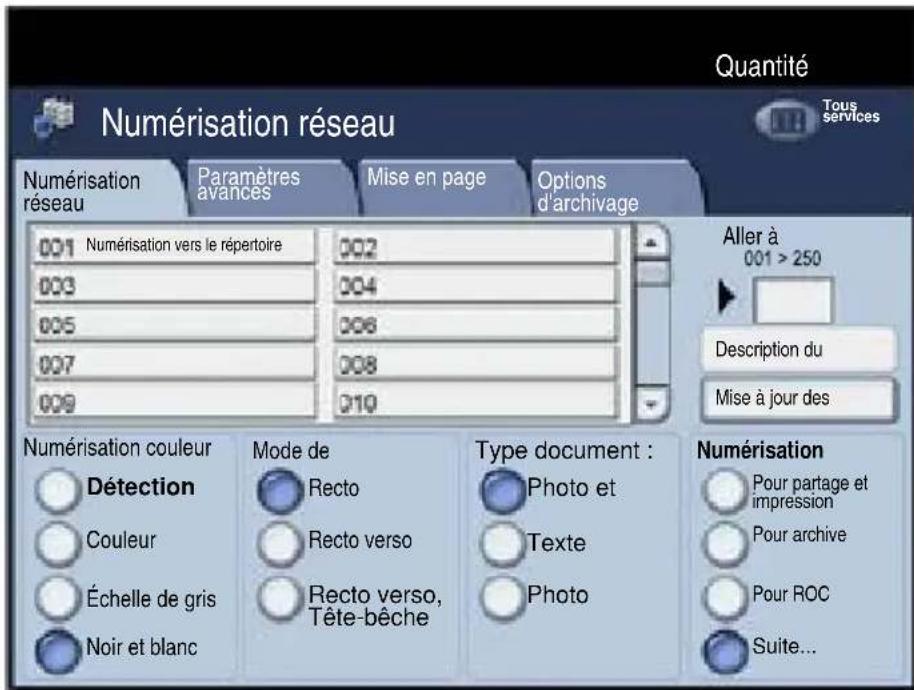 XEROX WorkCentre 7335 RPL - Numérisation vers le répertoire principal - 1