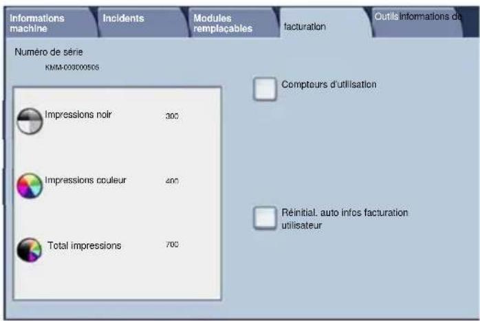 XEROX WorkCentre 7328V FPH - Compteurs de facturation - 2