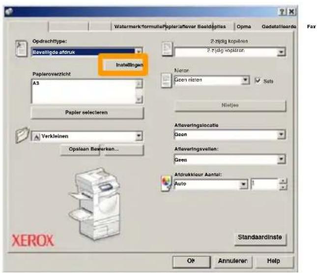 XEROX WorkCentre 7245V RLX - Beveiligde afdruk - 1