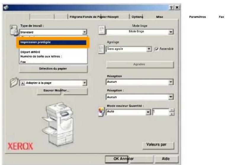 XEROX WorkCentre 7245V RLX - Impression protégée - 1