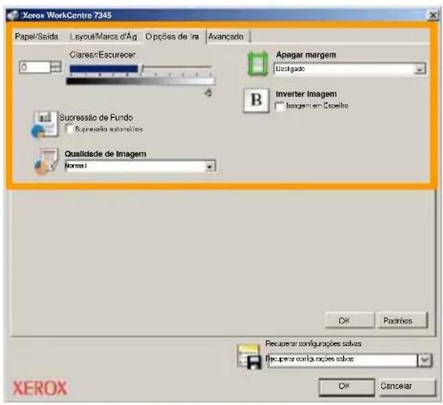 XEROX WorkCentre 7328V FPL - Configure as Opções de Fax - 1