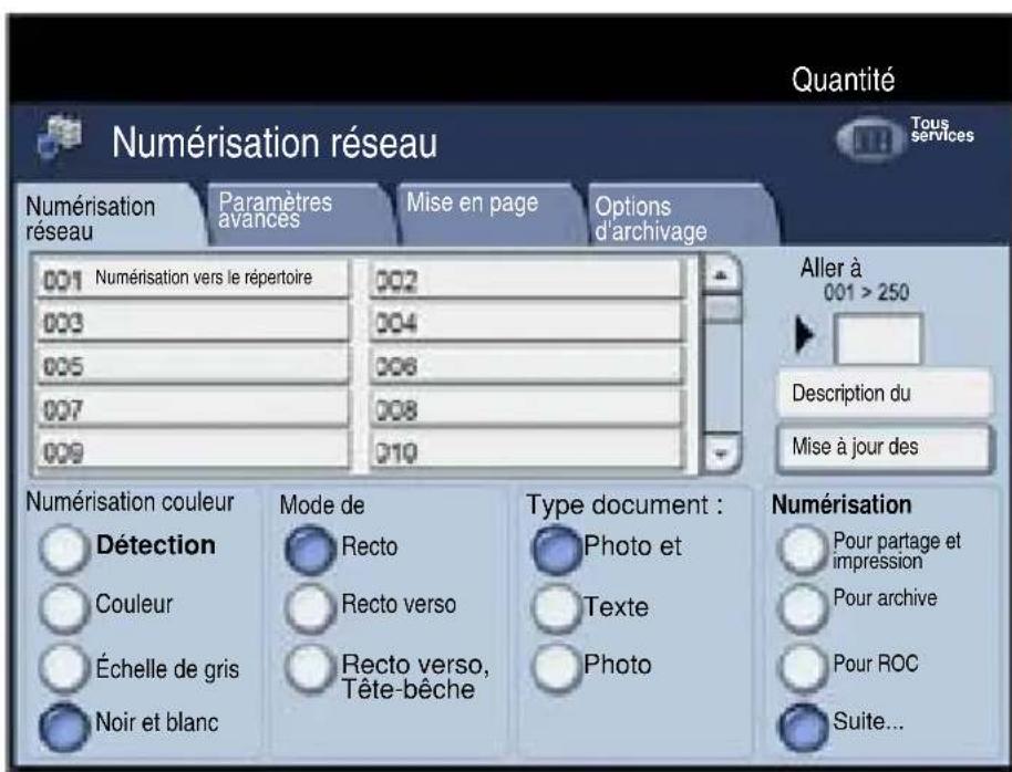 XEROX WorkCentre 7335 FPHX - Numérisation vers le repertoire principal - 1