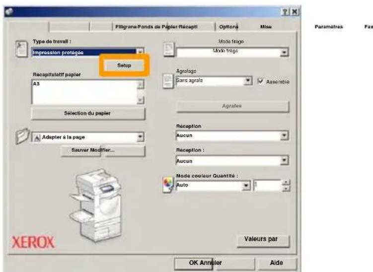 XEROX WorkCentre 7235V F - Impression protégée - 1