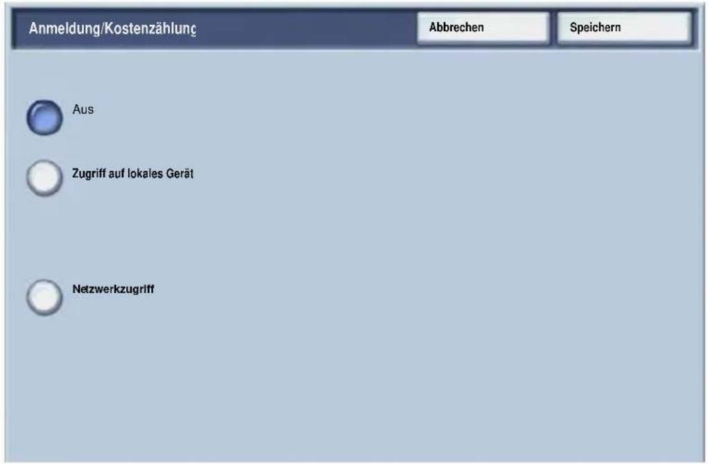XEROX WorkCentre 7228V FX - Einrichtung der Kostenzählung - 1