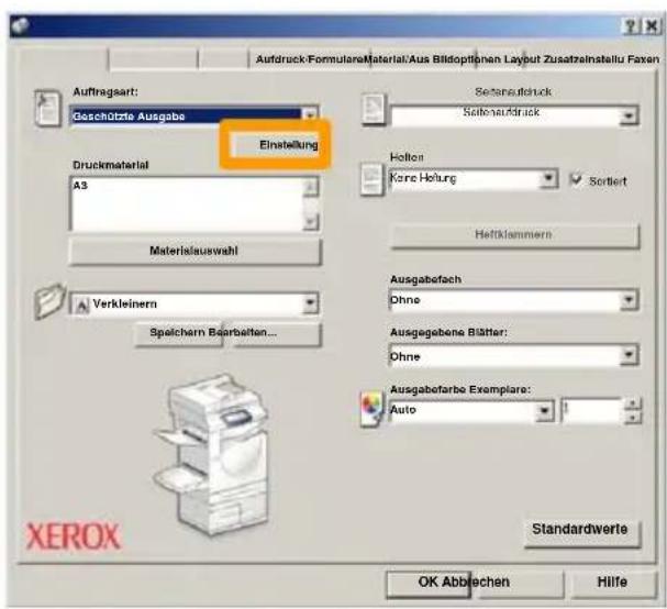 XEROX WorkCentre 7228V FX - Geschützte Ausgabe - 1