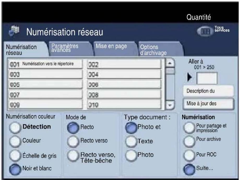 XEROX WorkCentre 7335 RPLX - Numérisation vers le répertoire principal - 1