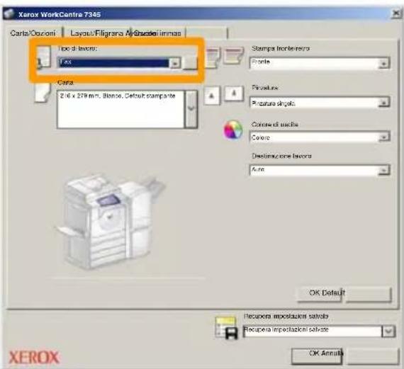 XEROX WorkCentre 7335 RPLX - Trasmissione di LAN fax semplice - 1