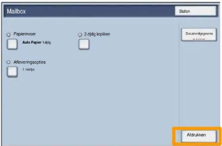 XEROX WorkCentre 7335 RPLX - Selecteer Afdrukken. - 1