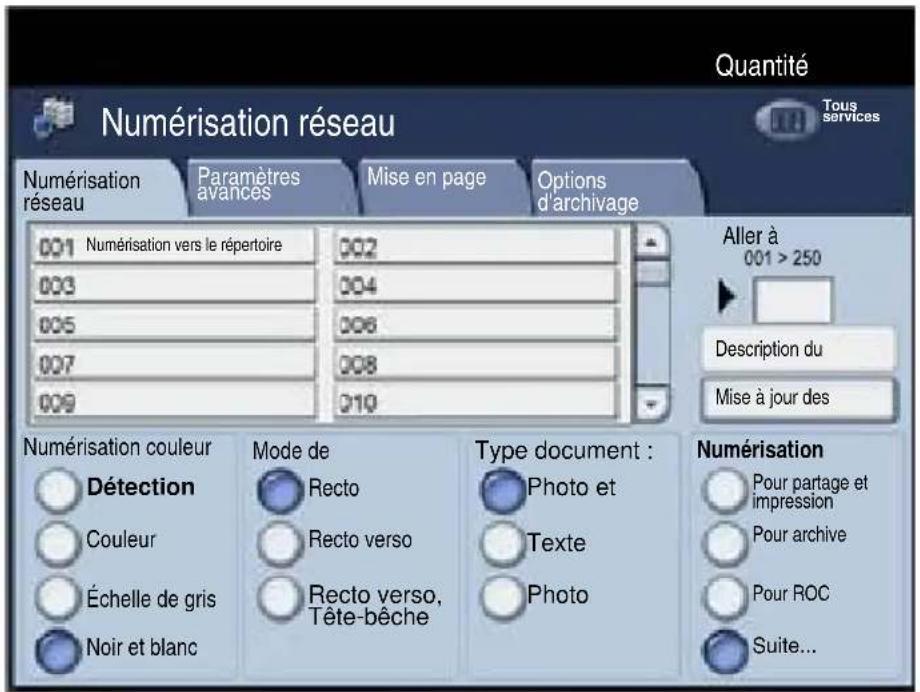 XEROX WorkCentre 7335 RPLX - Numérisation vers le répertoire principal - 1