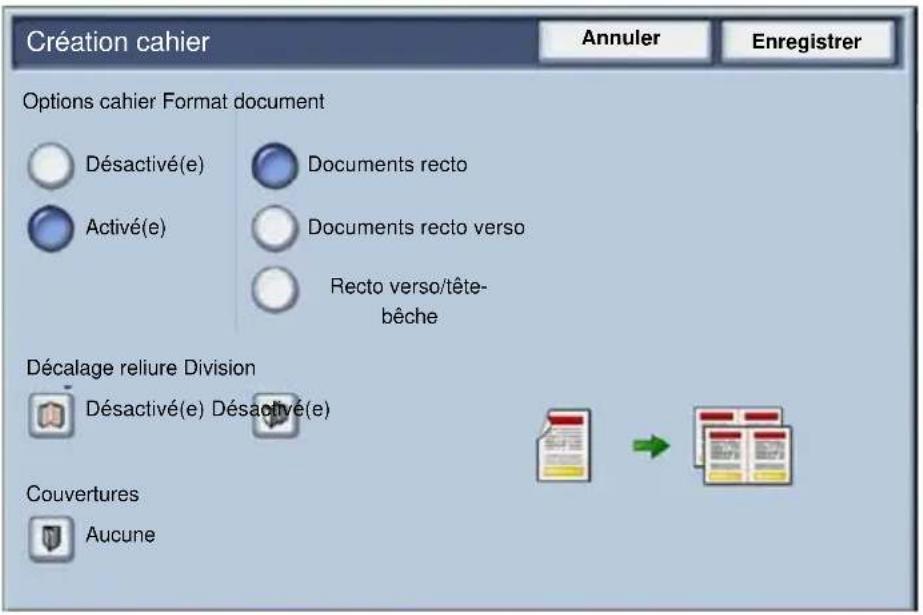 XEROX WorkCentre 7335 FPX - Création cahier - 1