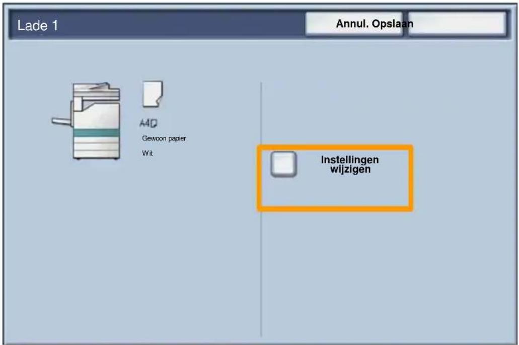 XEROX WorkCentre 7335 FPX - Instellingen lade - 1