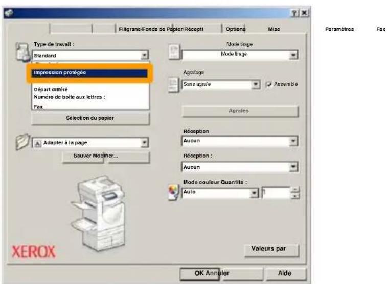 XEROX WorkCentre 7228V FLX - Impression protégée - 1