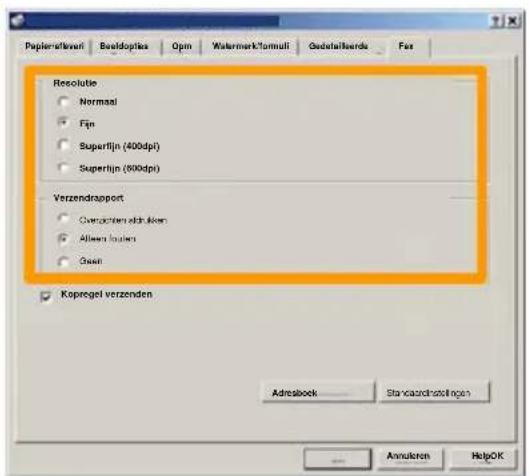 XEROX WorkCentre 7245V F - De faxopties instellen - 1
