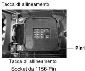 ASROCK P55M Pro - Fase 3. Inserire la CPU 1156-Pin: - 3
