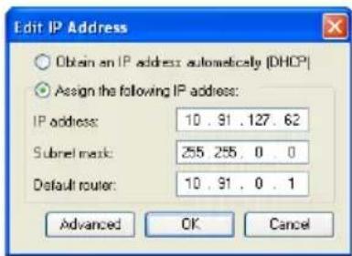 AXIS M1031 - Assign IP addresses in multiple devices - 1