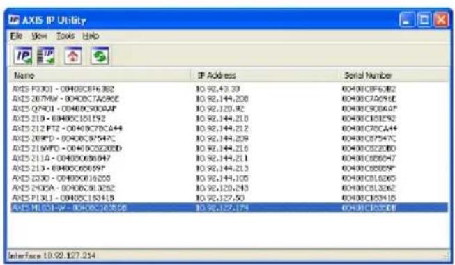 AXIS M1031 - AXIS IP Utility - Einzelne Kamera/kleine Installation - 1