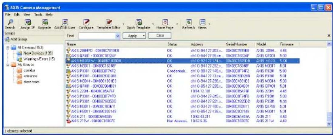 AXIS M1031 - AXIS Camera Management - multiple cameras/large installations - 1
