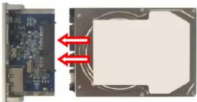 CONCEPTRONIC CHD2UES200 - De CHD2UES monteren (Indien er geen harde schijf aanwezig is) - 1