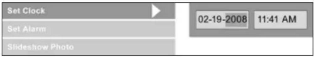 HP df770 - Ustawienie kalendarza i zegara: - 3
