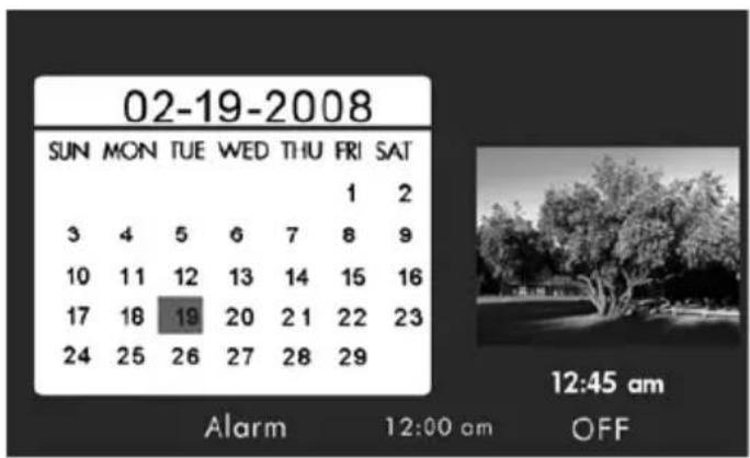 HP df770 - Calendar and Clock Display - 2