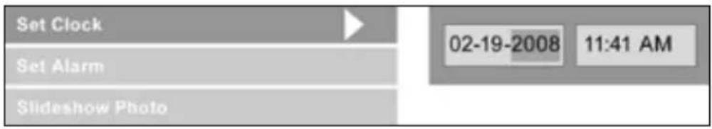 HP df770 - Kalender und Uhrzeit einstellen: - 3