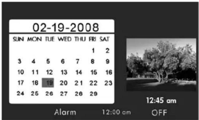 HP df770 - Exibição de Relógio e Calendário - 5