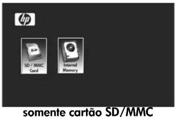 HP df770 - Seleccionar uma Fonte de Memória - 1