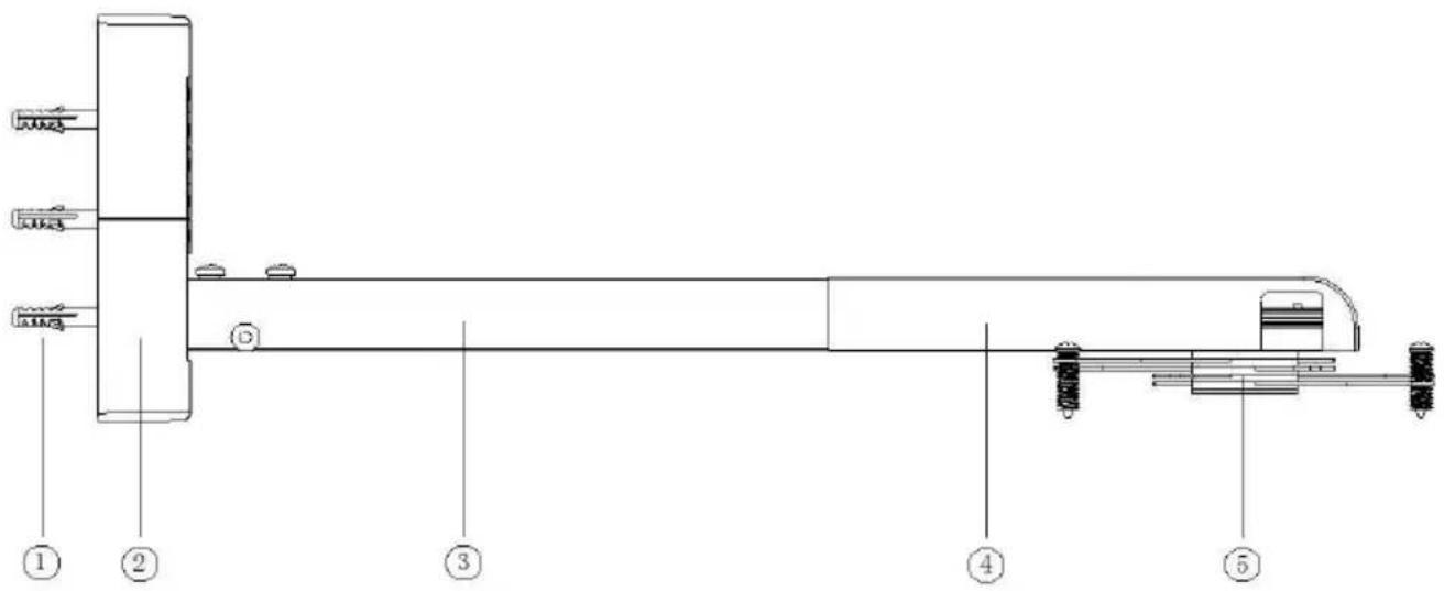 VISION ТМUST TILT - PIEZAS DEL SOPORTE - 1