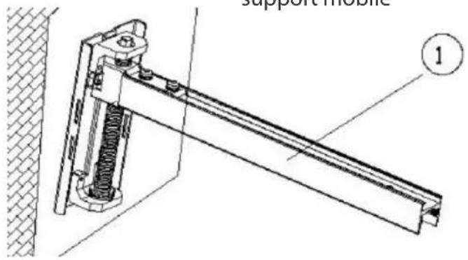 VISION ТМUST TILT - PIÈCES DU SUPPORT DE FIXATION - 2