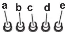 FAGOR 3CFT9 BRS X - T1 - Touche On/Off hotte - 3