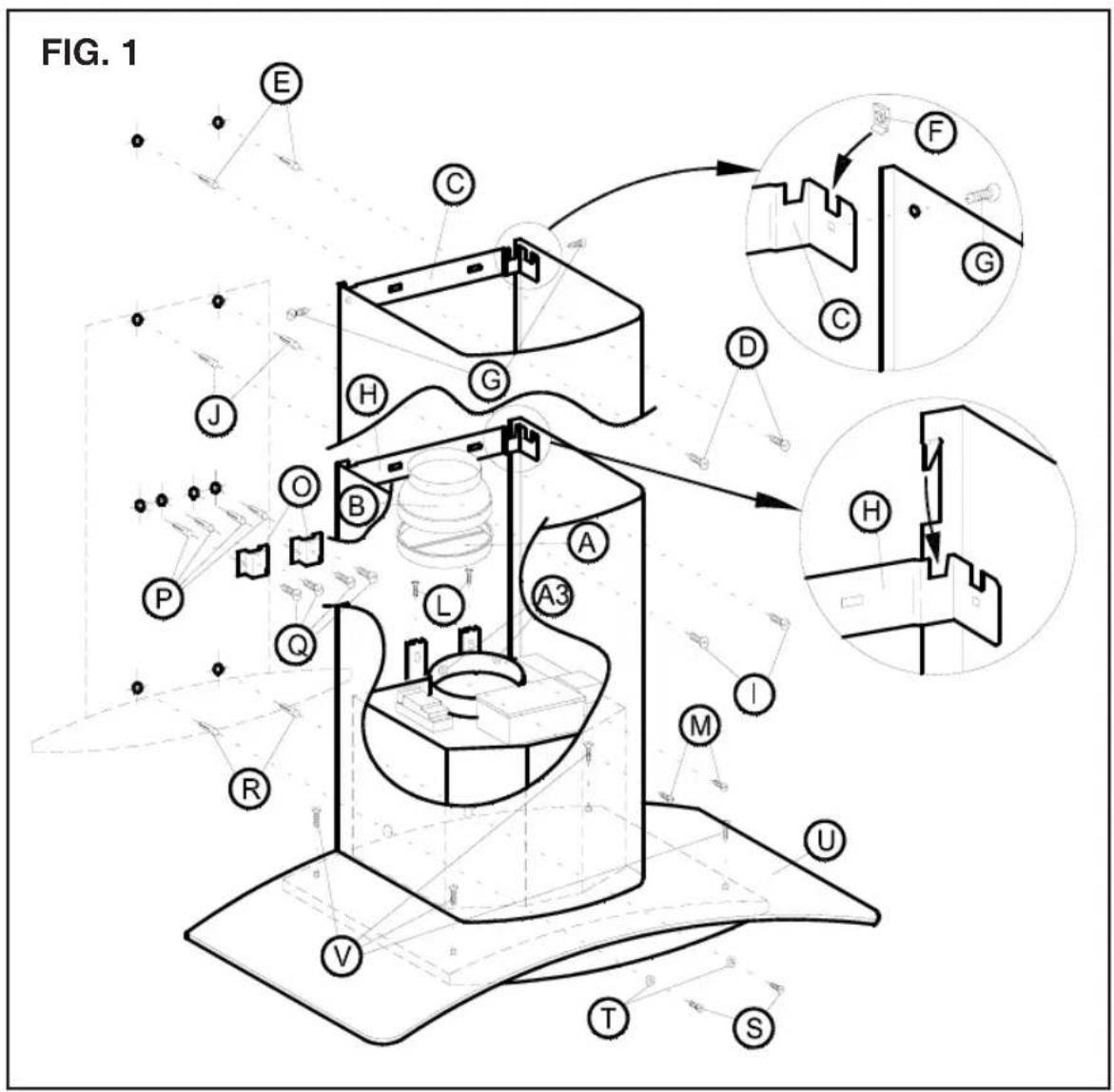 TEKA ND ALADA 90 - SET type 1 - Fig. 3 (Page 19) - 1