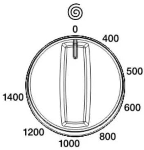 TEKA TKE 1400 T - SPIN SPEED SELECTOR - 1