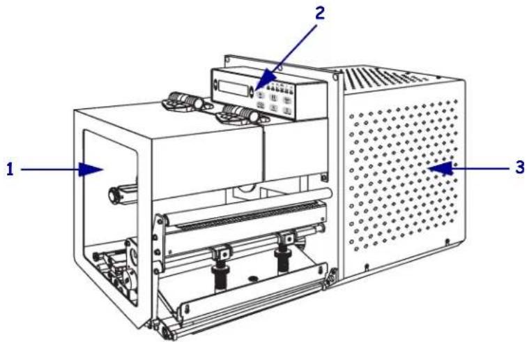 ZEBRA 170PAX4 - Vue extérieure du moteur d'impression - 1