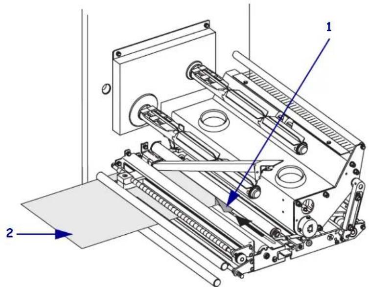 ZEBRA 170PAX4 - Pour charger le papier, procedede comme suit : - 7