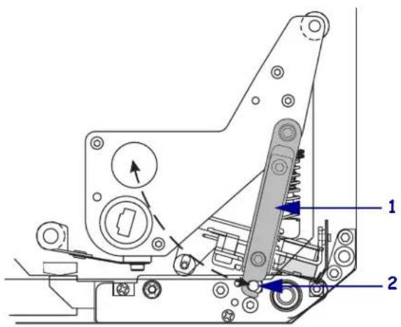ZEBRA 170PAX4 - Pour charger le papier, procedede comme suit : - 5