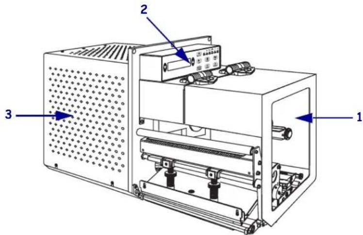 ZEBRA 170PAX4 - Vue extérieure du moteur d'impression - 2