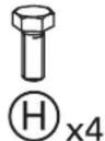 Projecta Ceiling mounting kit - EASY INSTALL - 9