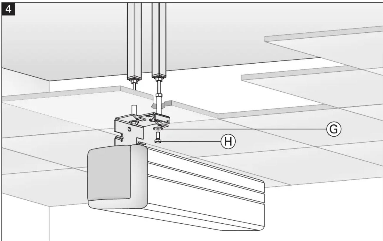 Projecta Ceiling mounting kit - EASY INSTALL - 15