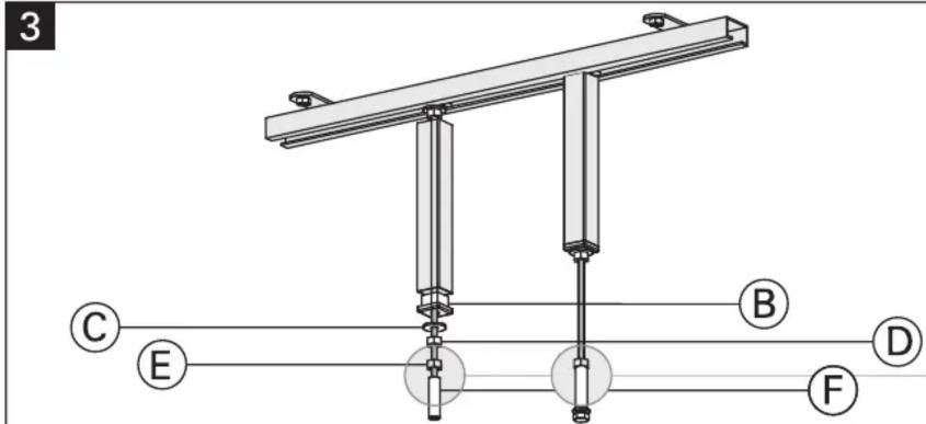 Projecta Ceiling mounting kit - EASY INSTALL - 13