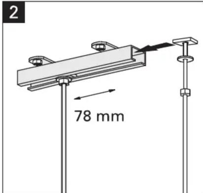 Projecta Ceiling mounting kit - EASY INSTALL - 12