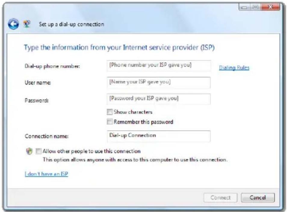 CONCEPTRONIC C56U - Crear una connexion de acceso Telefonico - 1
