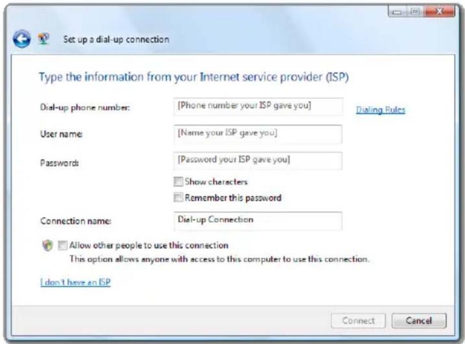 CONCEPTRONIC C56U - Einrichten einer DFÜ-Verbindung - 1