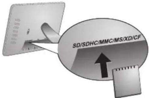 AGFAPHOTO AF 5105MS - Hafiza kartınin yerleşirilmesi - 1