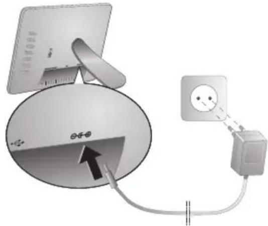 AGFAPHOTO AF 5105MS - Connecting the Mains Cable - 2