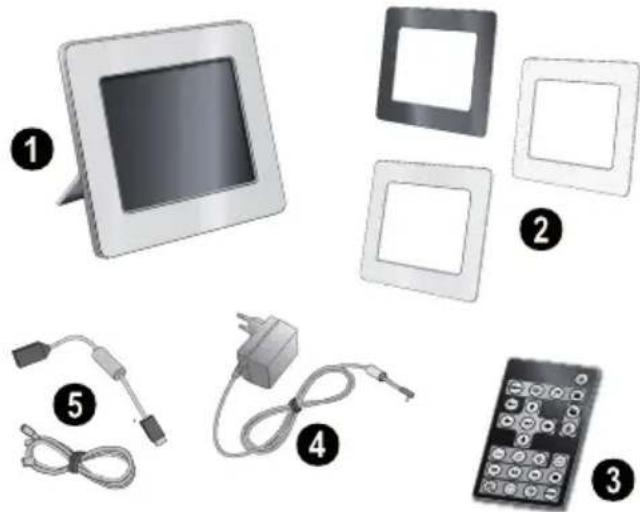 AGFAPHOTO AF 5105MS - Symboly na LCD displeji - 1