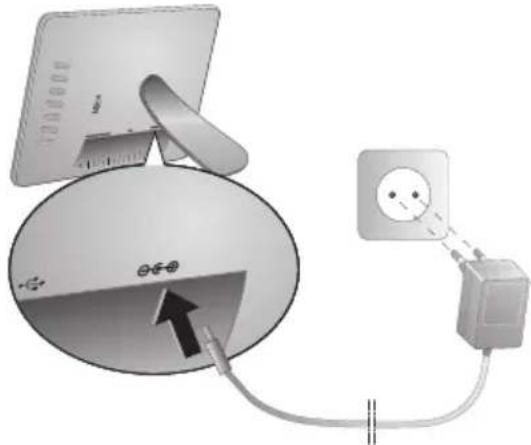 AGFAPHOTO AF 5105MS - Podłuczanie kabla zasilania sieciowego - 1